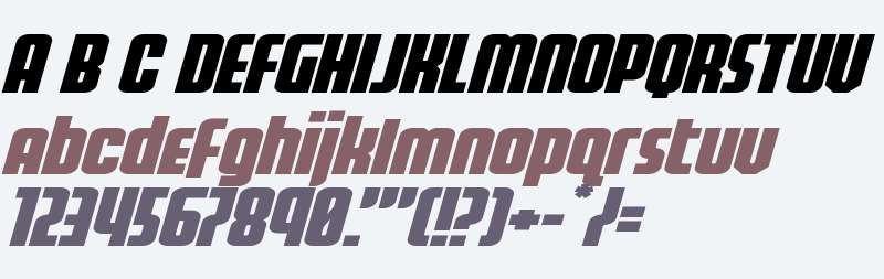 Homelander Wide Super-Italic