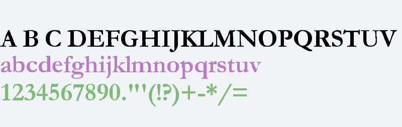 Garamond MT W04