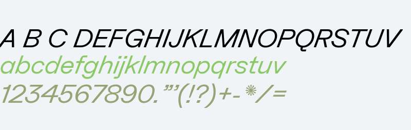 FK Grotesk Italic