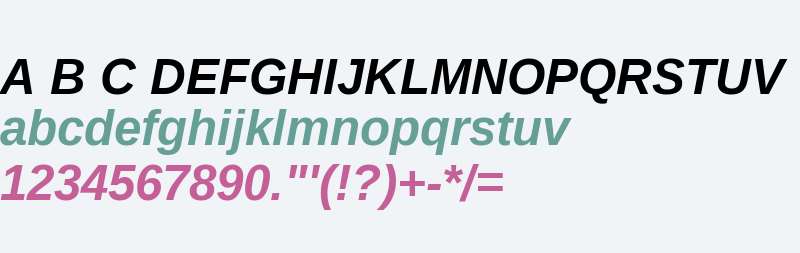 LibraSans-BoldItalic