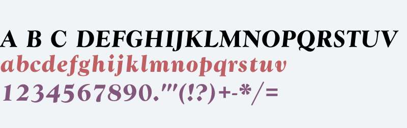 GoudyTOT W01 Bold Italic