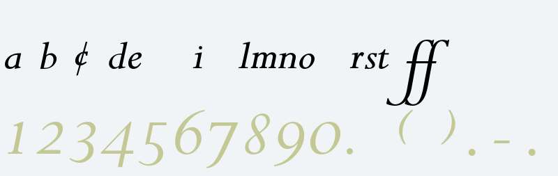 Perpetua Italic Expert