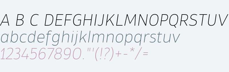 Tosia Thin Italic