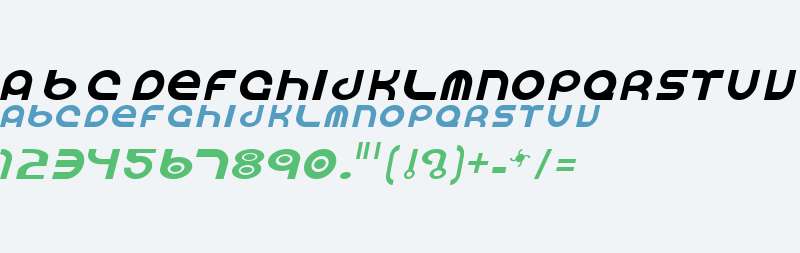 Vocaloid Oblique Italic