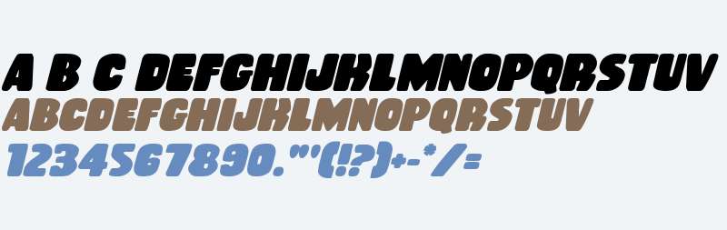 Rubber Boy Bold Italic