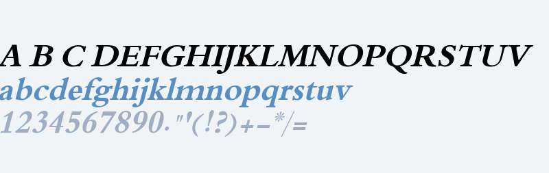 XB Tabriz Bold Italic