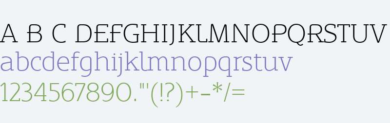 OblikSerif W01 Light