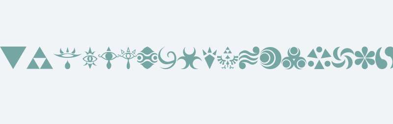 Hylian Symbols