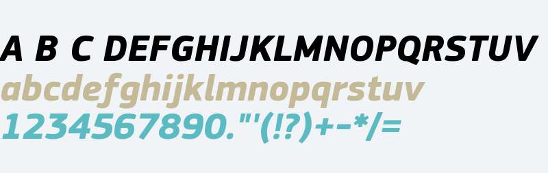 PF Square Sans W01 Bold Italic