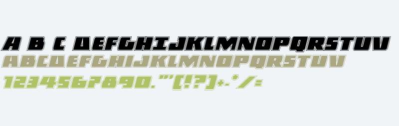 Dark Alliance Academy Italic