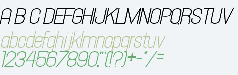 Hallandale Text Italic JL V2