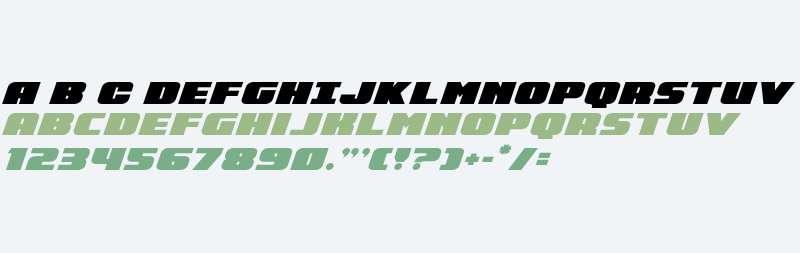 Rapid Response Title Italic