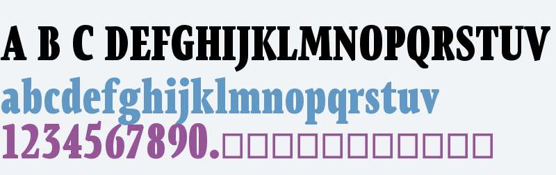 PF Centro Serif Comp Black