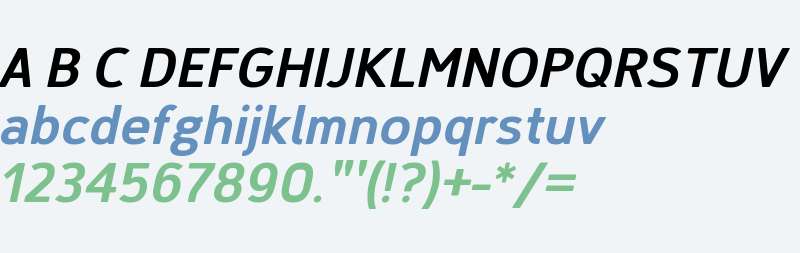 Finador Bold Oblique