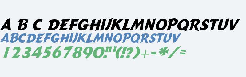 GremlinCaps Bold Italic