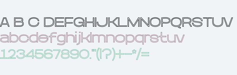 Aniko Thin Outline