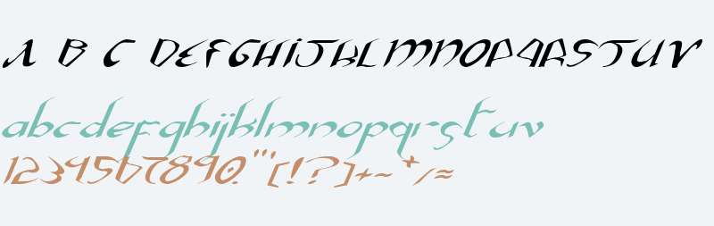 Xaphan II Expanded Italic