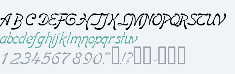 Boomerang     Italic