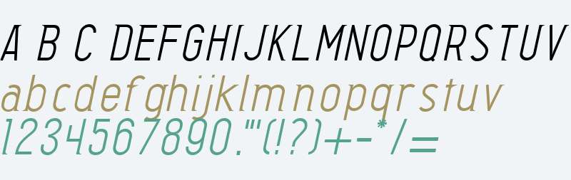 Barkpipe W00 Light Italic