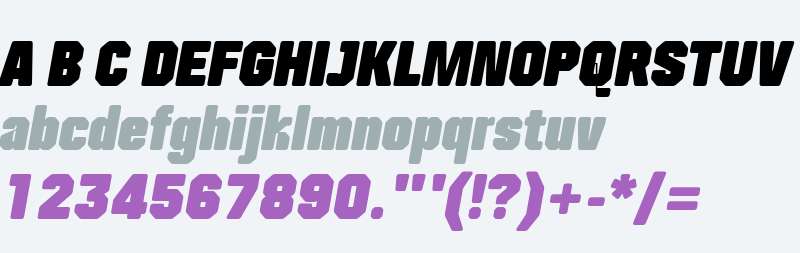 Mako Round Black Italic