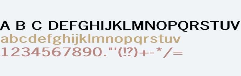 NewsGothic Ex Bold
