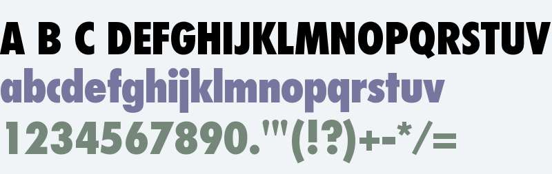 Futura Condensed BQ