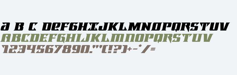 Lifeforce Expanded Italic
