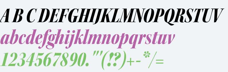 Kepler Std Black Condensed Italic Display