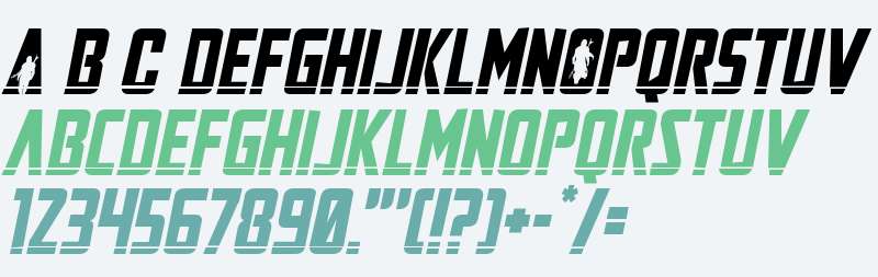 Mandalore Laser Rough Italic