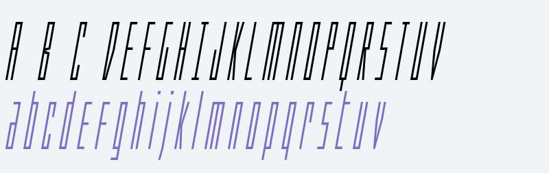 Phantacon Condensed Italic