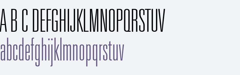 Univers 39 Thin Ultra Condensed
