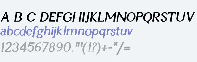 Cyn Italic Bold