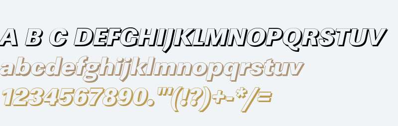 LinearSh-Heavy-Italic