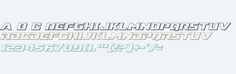 Super Commando 3D Italic