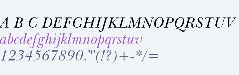 Baskerville BT Italic