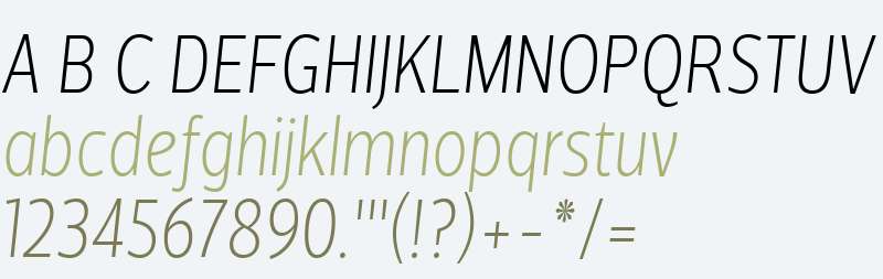 Velino Sans W01 Cd Thin Italic