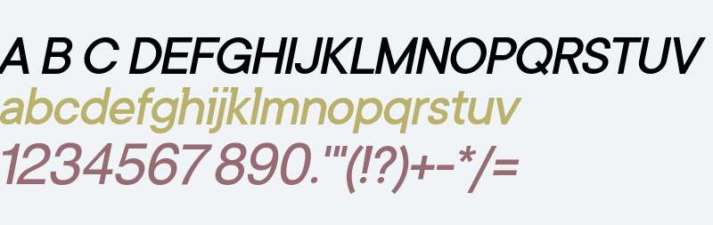 Kinetic Regular Italic