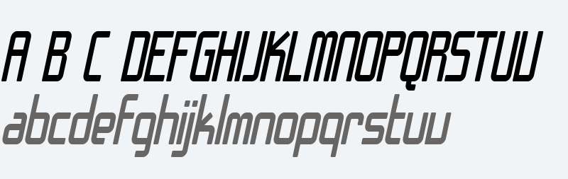 SF Chrome Fenders Condensed Oblique V1