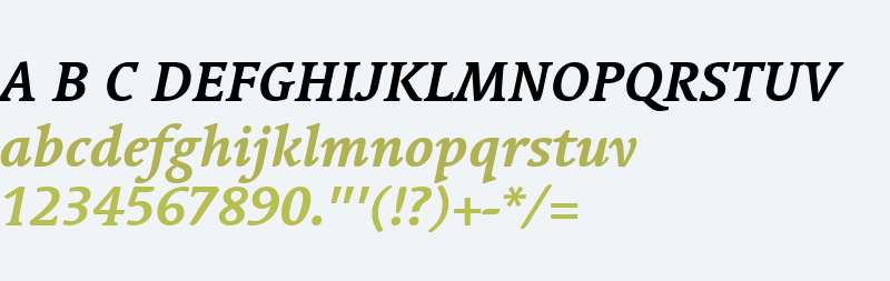 Linotype Syntax Serif W01 Bd It