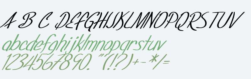 SF Foxboro Script Italic