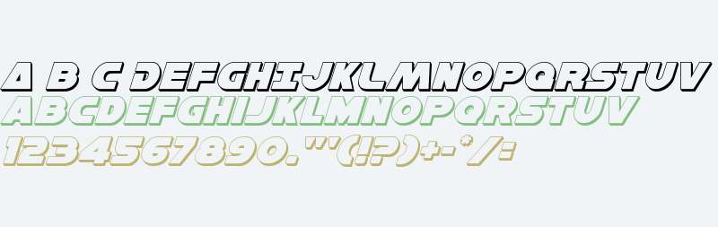 Han Solo 3D Italic