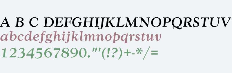 GoudyTOTMed W01 Italic