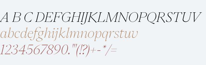 PP Eiko Italic