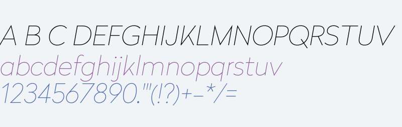 Radikal UltraThin Italic