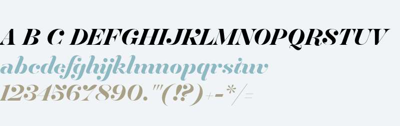 Hera Big SemiBold Italic