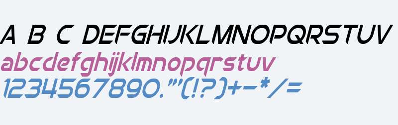 Chromia Condensed Italic