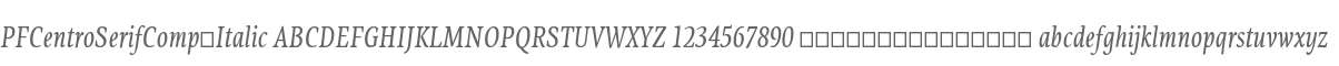 PF Centro Serif Comp