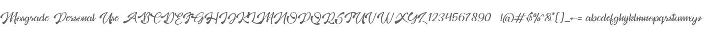 Mosgrade Personal Use