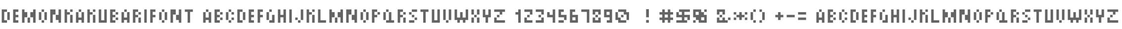 DemonKakubariFont