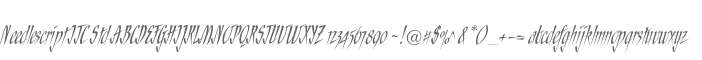 Needlescript ITC Std